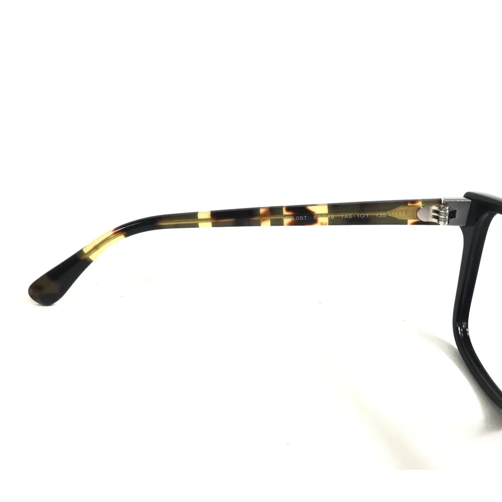 Prada Eyeglasses Frames VPR057 1AB-1O1 Black Brown Butterfly Full Rim 52-18-135 - Picture 9 of 12